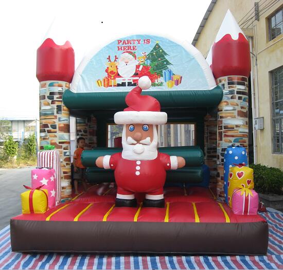 Christmas Inflatable Santa Bouncy Castle for Sale
